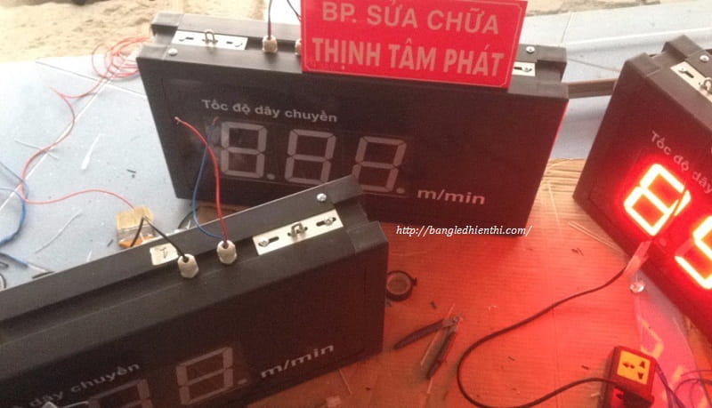 đồng hồ đo tốc độ dây chuyền sản xuất m/min